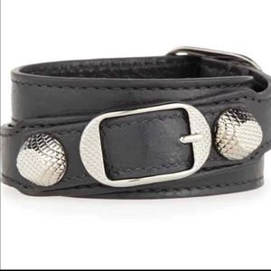 Balenciaga Wrap Bracelet Black